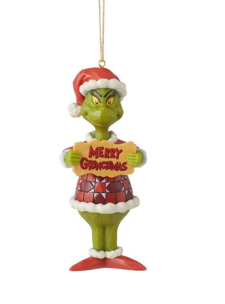 Grinch Merry Grinchmas PVC Ornament