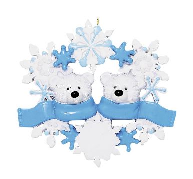 POLAR BEAR WREATH FAMILY-2