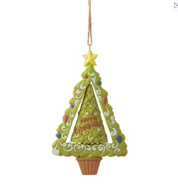 Grinch Gnome Tree Ornament