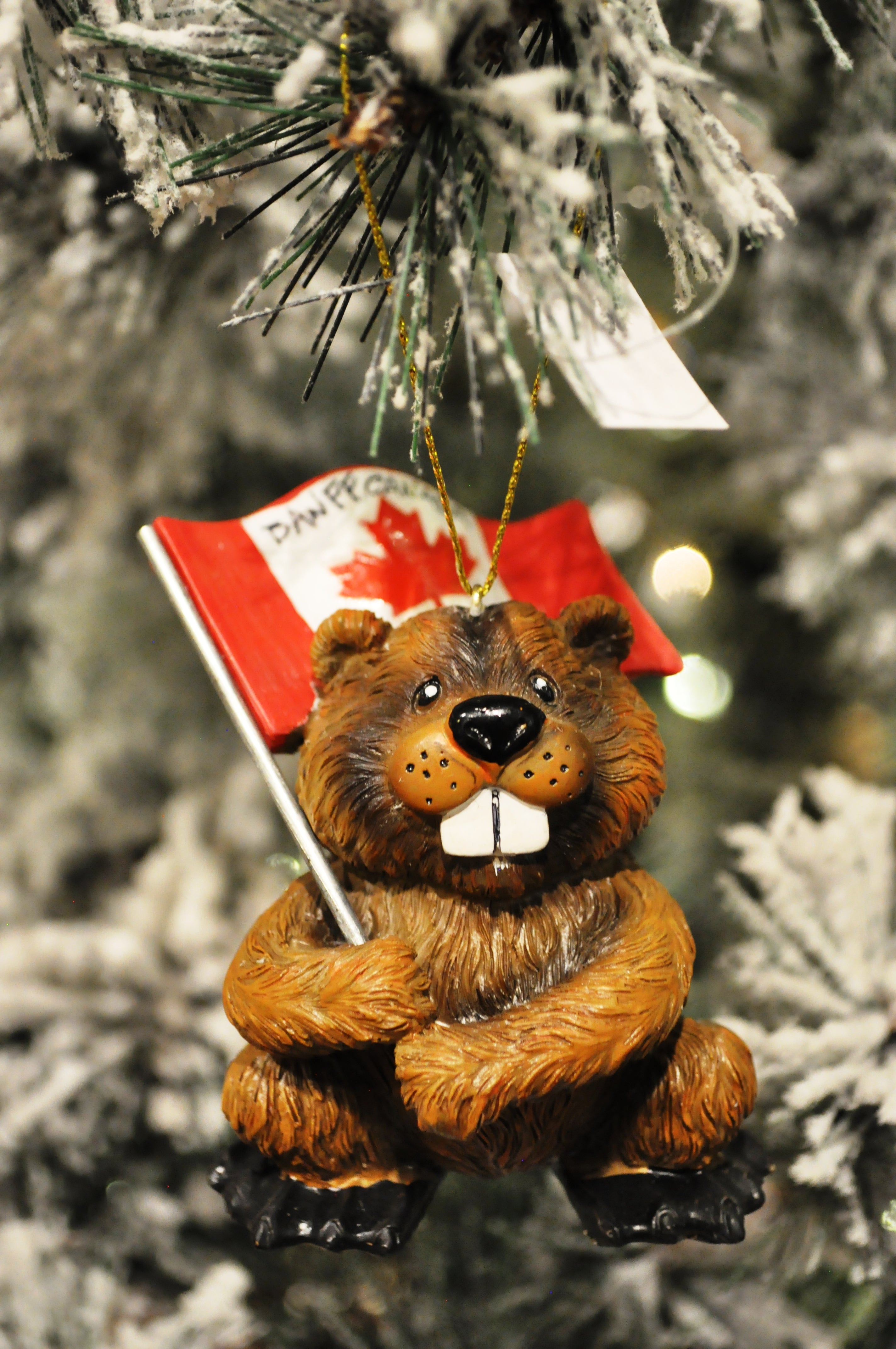 canadian beaver ornament