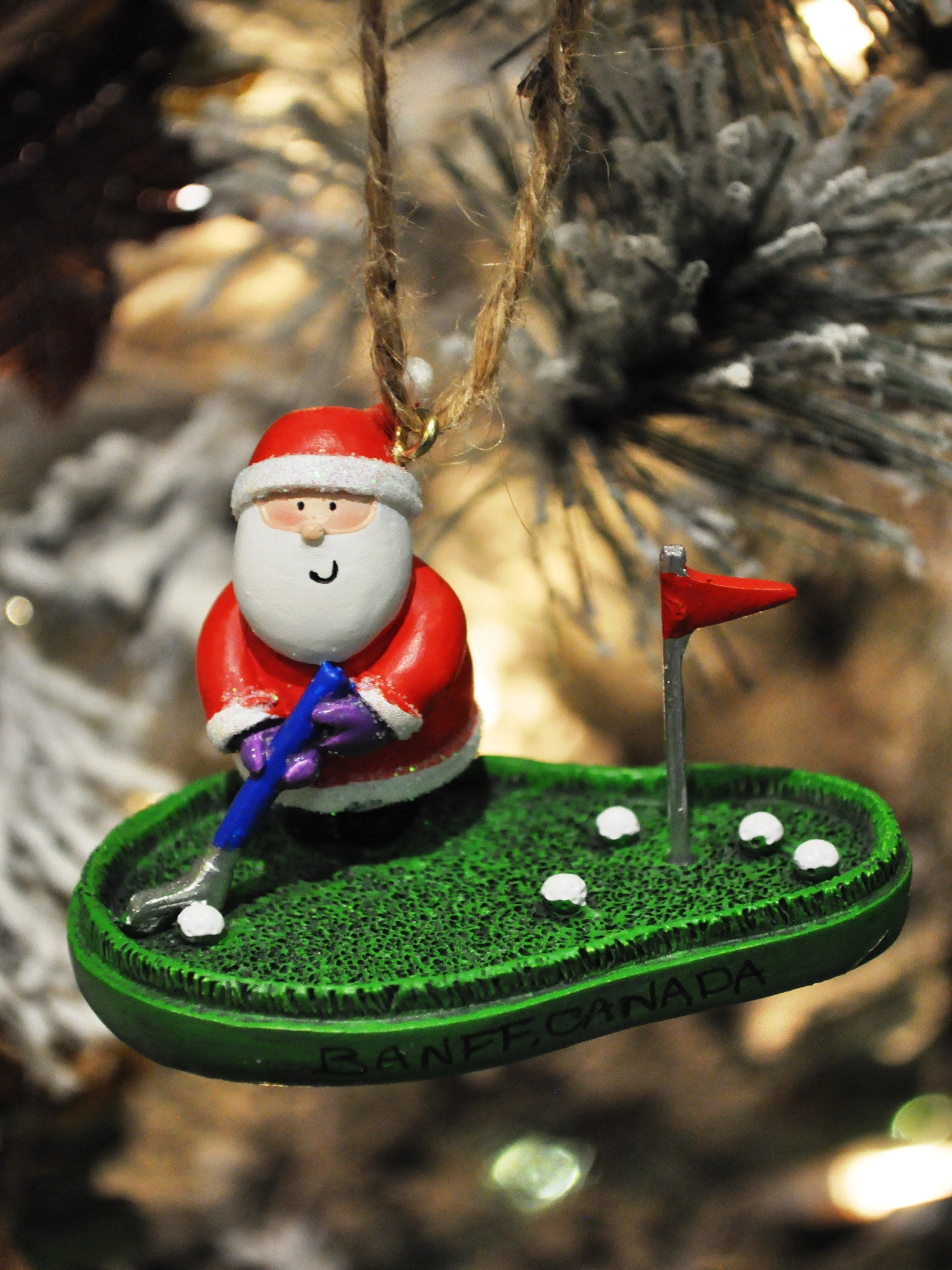 golfing Santa