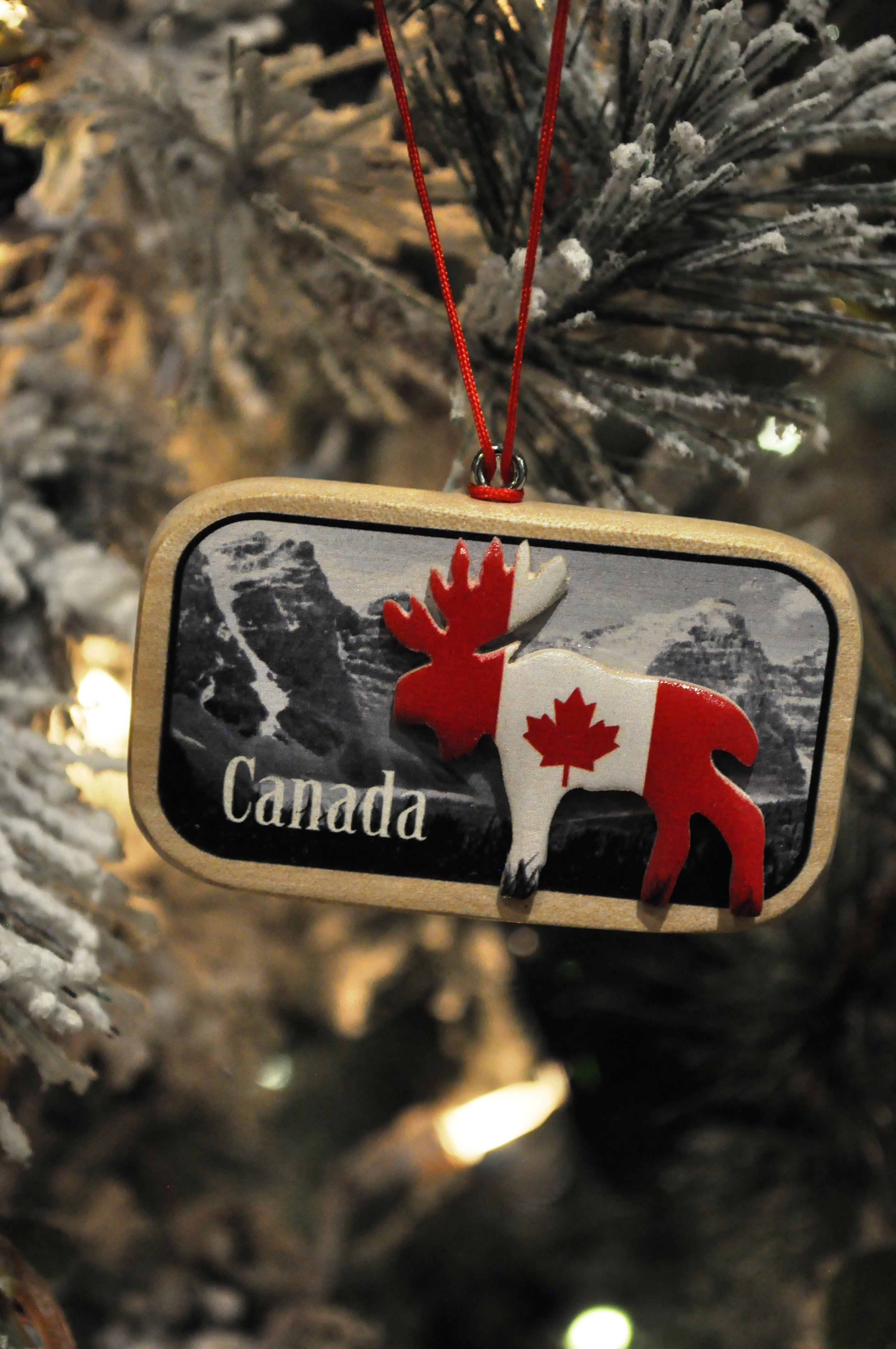 canadian moose ornament