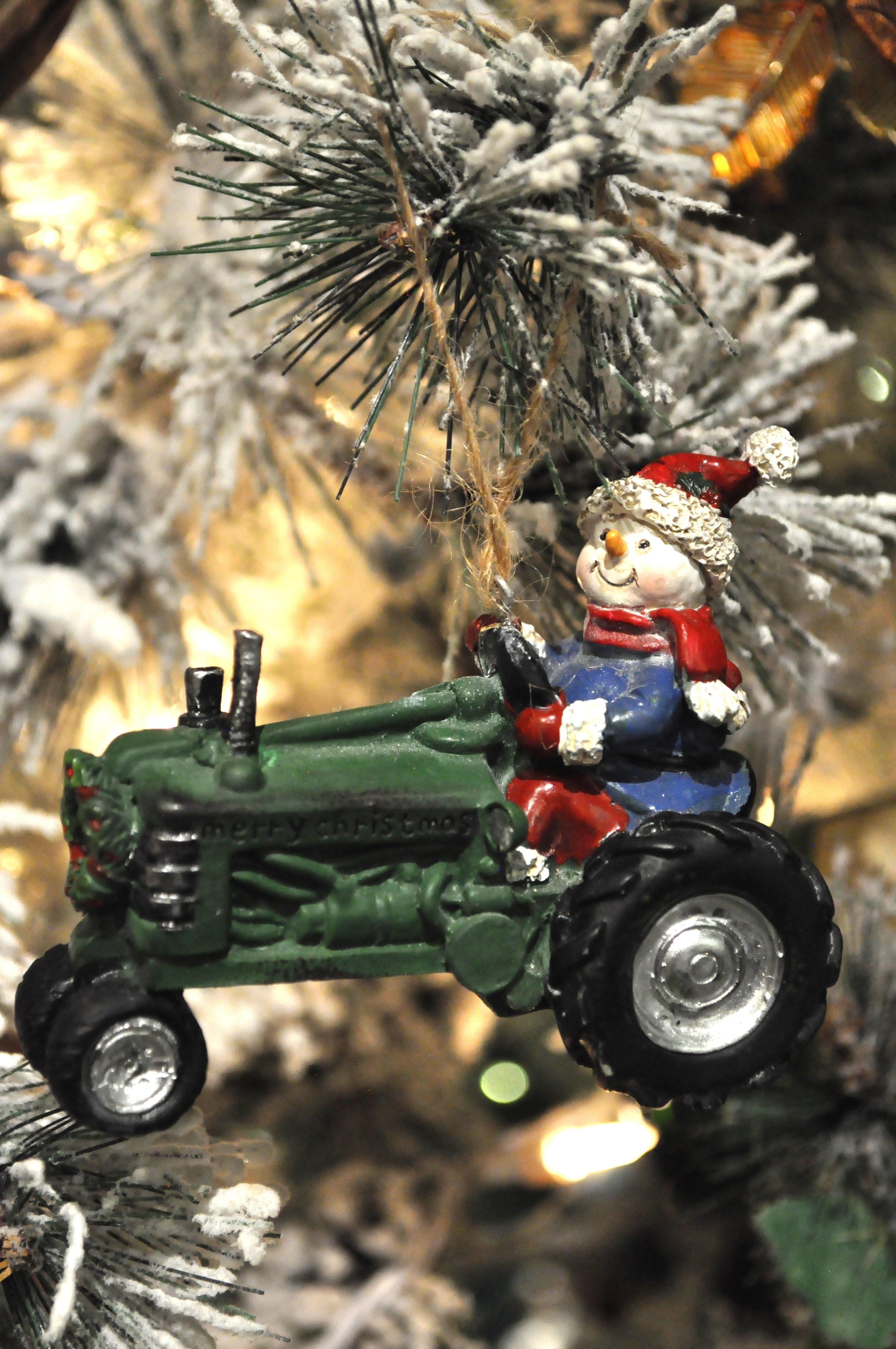 tractor ornament