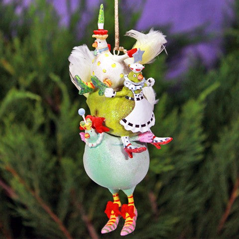 3 French Hens Ornament