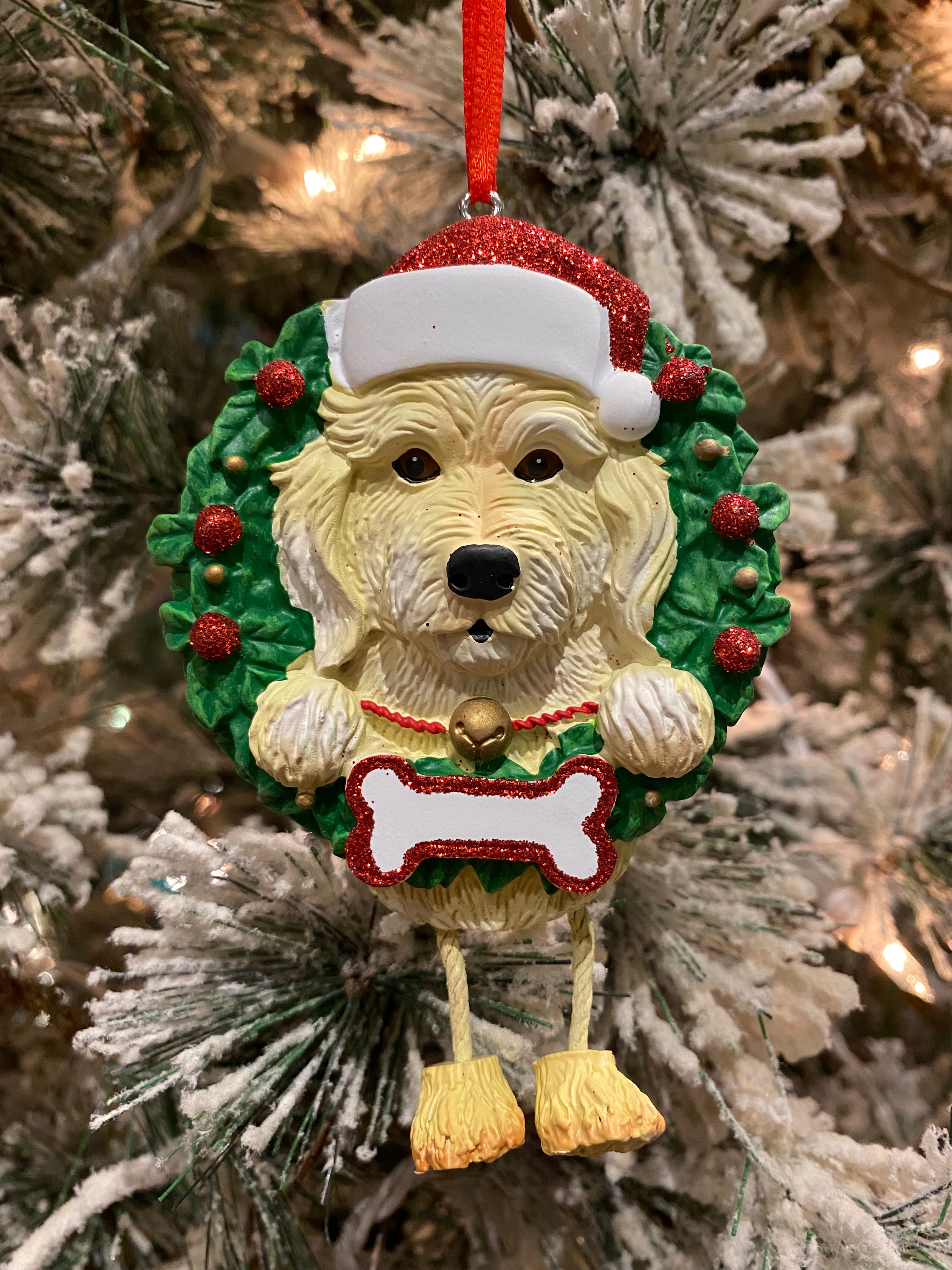 Labradoodle In Wreath