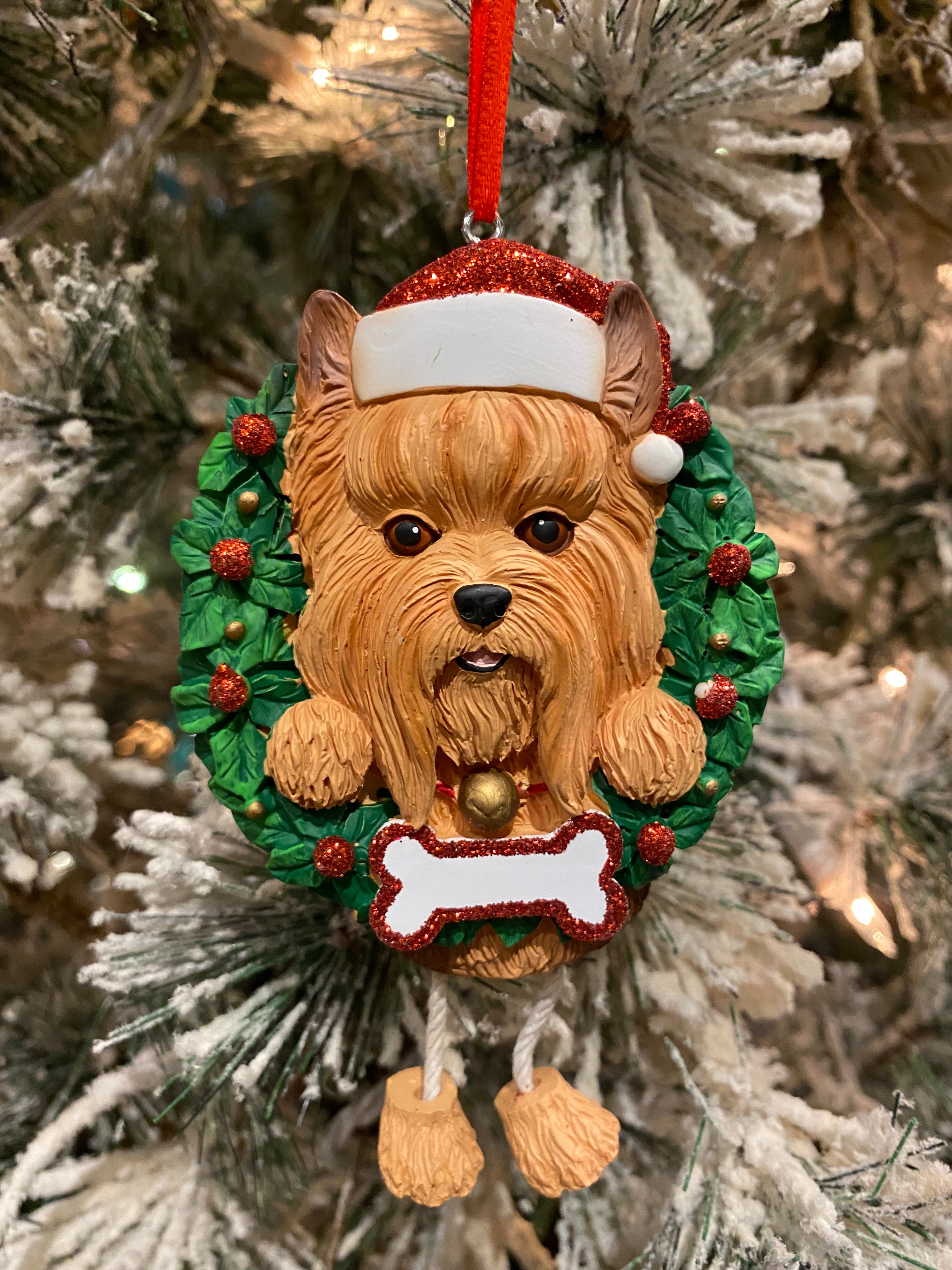 Yorkie In Wreath