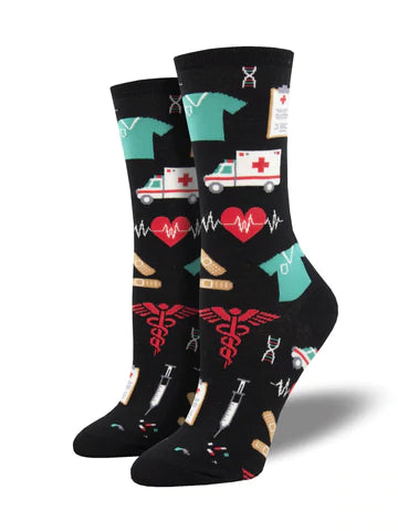 Ladies Health Care Heroes Socks