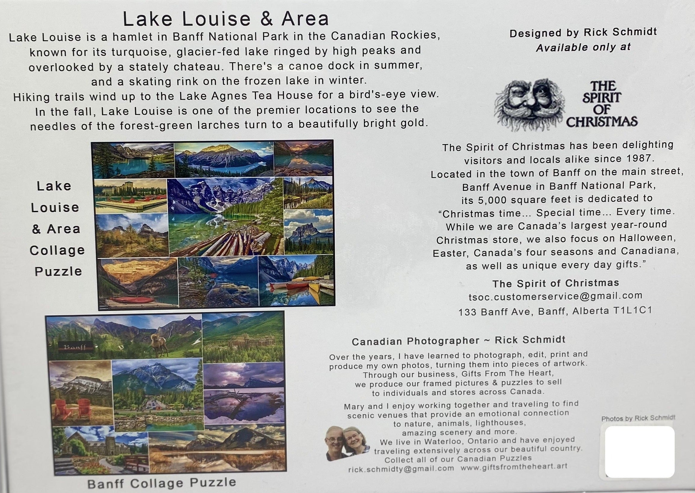 Lake Louise & Area Puzzle